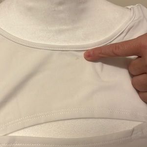 20.NWT white buff bunny tank xl